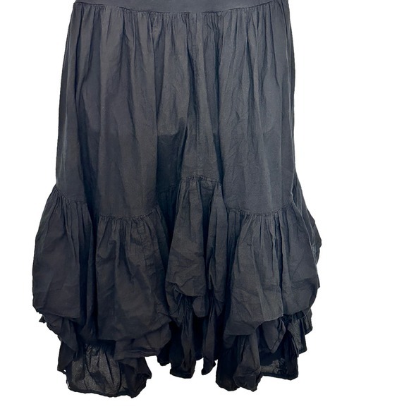 Luna Luz Belleza logenlook Grunge black 3/4 sleeves black dress size S - Picture 5 of 10